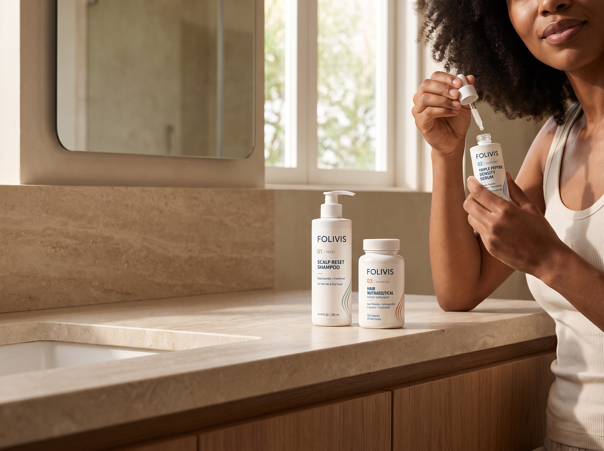 Folivis Complete System in a real hair-care routine