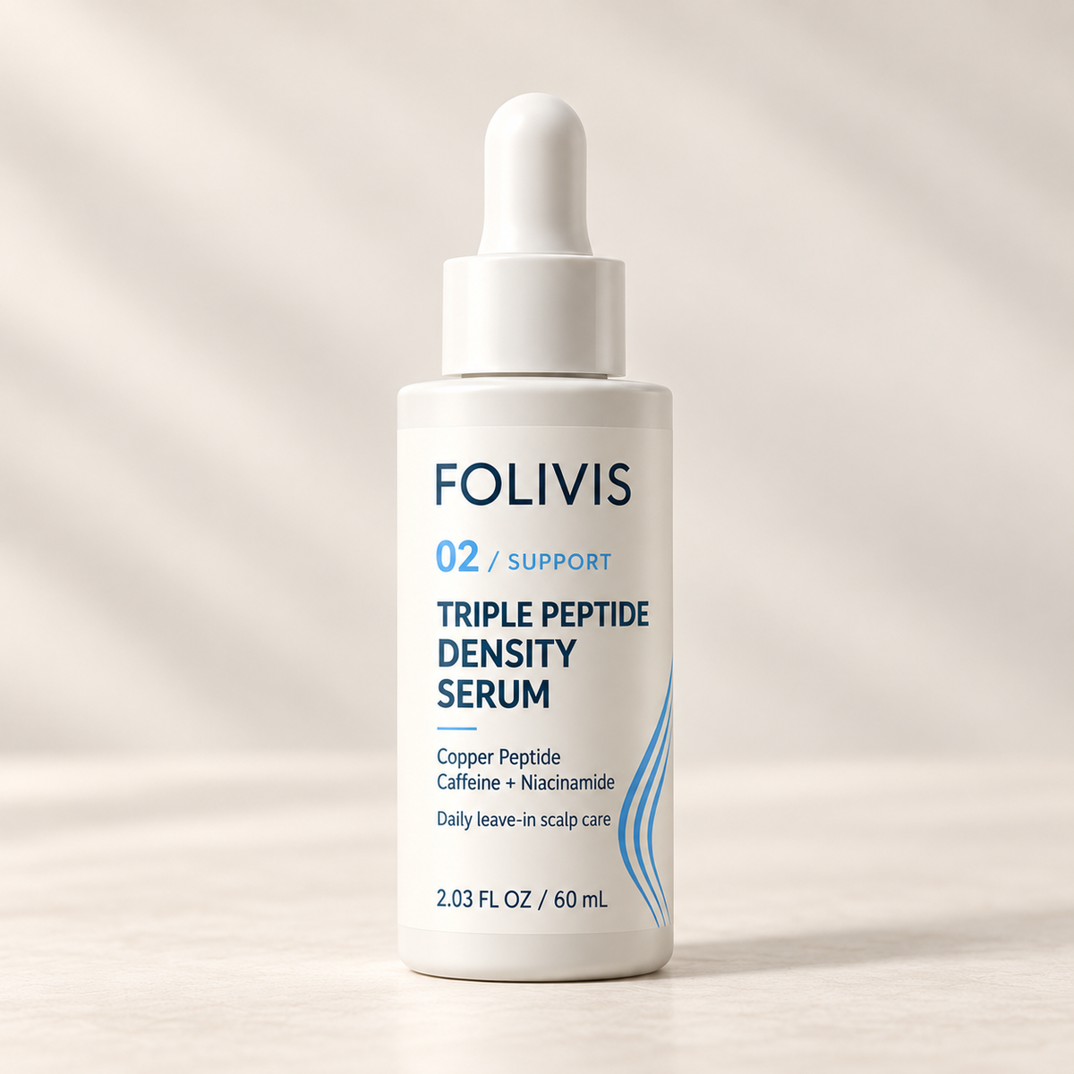 Folivis Triple Peptide Density Serum packaging