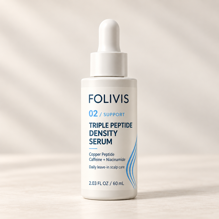 Folivis Triple Peptide Density Serum packaging